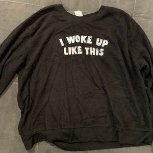 Crew neck sweatshirt
